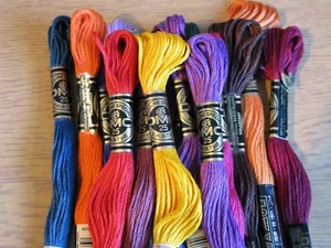 DMC  8MTR STRANDED THREADS PYO COLOURS AND QUANTITY FROM DROPDOWN FREE PP UK - Picture 1 of 1