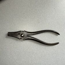 Antique 6” Fencing Pliers Duckbill Wire Cutters 