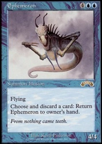 Ephemeron ~ Near Mint Exodus MTG Magic UltimateMTG Blue Card - Image 1 of 1