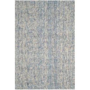 SAFAVIEH Abstract ABT468C Handmade Dark Blue / Rust Rug - Picture 1 of 33
