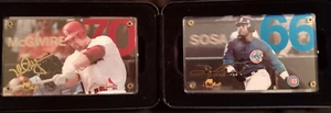 1998 Home Run Record Breaker 24K Gold Collectibles Mark McGwire 70 Sammy Sosa 66 - Picture 1 of 3