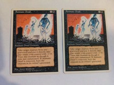 MTG Animate Dead Fourth Edition 118/379 Regular Uncommon x2 NM