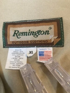 Vintage Remington Hunting Shooting Vest Men's Size XL USA Made Rear Game Pocket - Picture 1 of 12