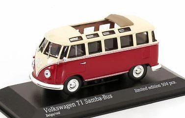 Minichamps 1:43 VW Samba T1 1963 - red/ creme - Bild 1 von 1