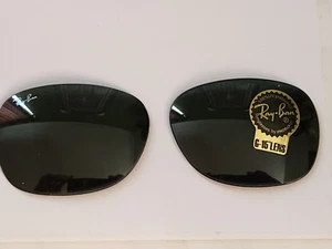 Authentic Lenses - Ray Ban RB 2132 New Wayfarer 55 mm Brand New Glass G-15 Green - Picture 1 of 4