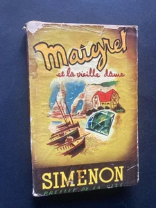 Maigret et la vieille dame Simenon Presses de la cité EO 1950 BON ETAT - Picture 1 of 3