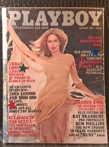 January 1981 Vintage Play Boy Magazine NO CENTERFOLD OOP BARBARA BACH - Picture 1 of 1