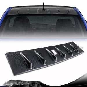 Ala alerón alerón techo trasero con aleta de tiburón aspecto de carbono para Mitsubishi Lancer EVO 10 08-16 - Imagen 1 de 4