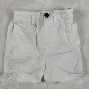 Burberry London Shorts Boys Size 18M White Elastic Waist Button Closure Casual - Picture 1 of 9