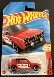 2025 Hot Wheels 231/250 '73 HONDA CIVIC CUSTOM ~ 9/10 THEN AND NOW BOX SHIP FREE - Picture 1 of 9