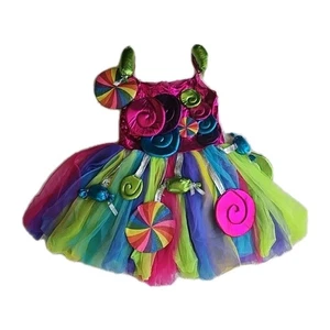 Costume Halloween Fata Caramelle Inseguimento Lucciole Wishcraft Bambina Taglia 12 - Foto 1 di 6
