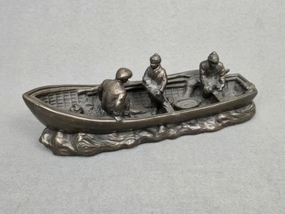 Vtg Genesis Fine Arts Mullingar Ireland BA ORMOND Limited Edition Rowboat 11" - Image 1 of 4