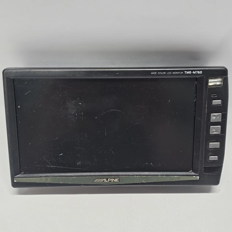Alpine 5.8in Car Monitor TME-M760 Wide Screen Video Mobile Color Screen UNTESTED - Image 1 of 4
