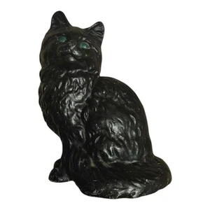 Vintage Robert EMIG Cast Aluminum Black 8.5" Cat Doorstop 1509 - Picture 1 of 6