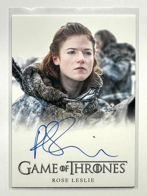 Rose Leslie Full Bleed Autograph, Game of Thrones, Legends of the Realm - Image 1 of 2