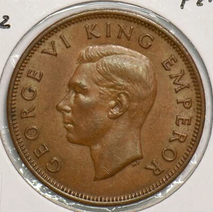 New Zealand 1942 1/2 Penny 299224 combine shipping - Picture 1 of 2