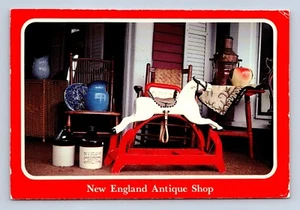 New England Antique Shop Postcard By Mary Jane Hayes Unposted - Picture 1 of 2