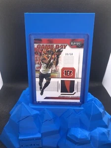 2019 Panini Phoenix A.J. Green Playoff Gameday Memorabilia /50 - Picture 1 of 3