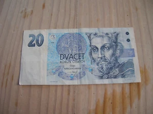 billet 20 Dvacet Korun Czechoslovakia (c19) - Picture 1 of 2