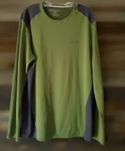 Eddie Bauer Sport Active Fit Herren Tall Pique Pullover Langarmshirt Grün XL - Bild 1 von 14