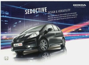Honda Jazz Si Mid 2012 UK Market Launch Single Sheet Sales Brochure - Picture 1 of 2