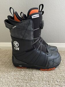 Youth Kids Flow Micron BOA Snowboard Boots Size 2 EUC!