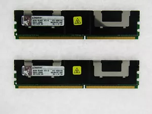 Kingston 16GB 2x 8GB PC2-5300F DDR2 ECC FBDIMM Memory Kit KTD-WS667/16G TESTED - Picture 1 of 1