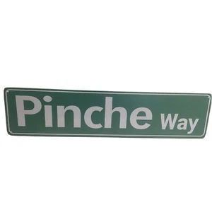 Pinche Way Metal Street Sign Divertido Para La Calle Güey Wey Buey Huey Guey  - Bild 1 von 6