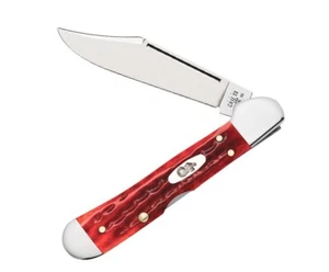 Case XX Mini Copperlock Folding Knife Stainless Steel Blade Jigged Bone Handle - Picture 1 of 4