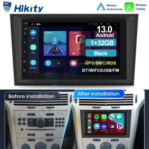 For Vauxhall Astra H Corsa Vectra Android 13 Car Stereo Radio GPS Apple CarPlay - Picture 1 of 8