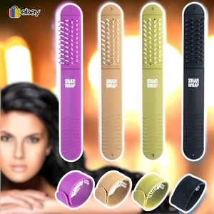 Snap N Wrap 2 in 1 Hair Bun & Brush Foldable comb Handy Pocket Size Kids Adult - Picture 1 of 8