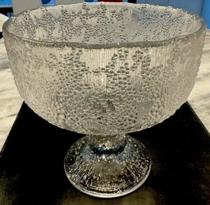 Littala Tapio Wirkkala Hopla Finland Vintage Pedestal 9” Centerpiece Bowl - Picture 1 of 6