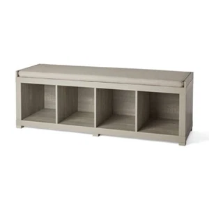 Better Homes & Gardens BH19-D04-109-04 4-Cube Storage Organizer Bench, European - Picture 1 of 3
