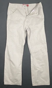 Oakley Utility Pants Mens 32x32 Gray 50s Flat Front Casual Work 100% Cotton - Picture 1 of 14