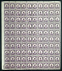 718 X TH OLYMPIADE - LOS ANGELES Blatt 100 US 3 ¢ Briefmarken postfrisch 1932