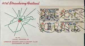 41st West Virginia Strawberry Festival Buckhannon, WV 30. Mai 1982 Upshur Co - Bild 1 von 1