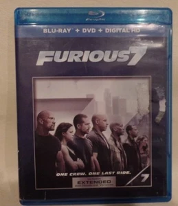 FURIOUS 7, BLU RAY DISC, good - Picture 1 of 8