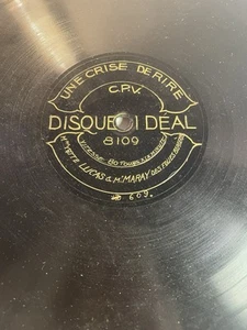 Disque Ideal Une Crise De Rire Ah Ce Qu'il Rigolent Gramophone Saphir - Imagen 1 de 3