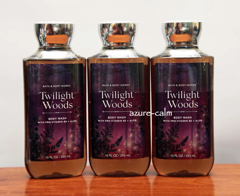 Gel de ducha Bath and Body Works TWILIGHT WOODS lavado x 3 Foto 1 de 1