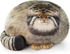 Pallas Cat Stuffed Animal, Steppe Cat Plush Cute Plushies for Girls,Kitten Soft - Picture 1 of 12