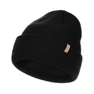 Toddler Beanie Baby Boys Girls Beanies Kids Winter Hats Children Knit Black - Picture 1 of 8