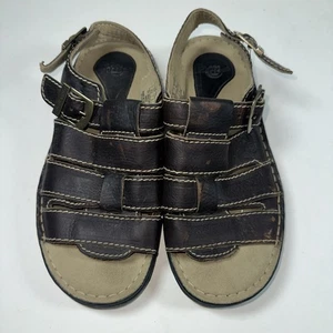 Dr. Martens Fisherman Unisex Size US L10 M9 Brown Leather Sandals - Picture 1 of 12