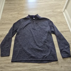 Rorie Whelan Herren Pullover 1/4 Zip Golfpullover Langarm Blau Large - Bild 1 von 9