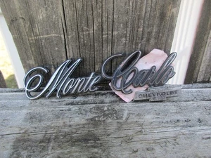 1970-1973 MONTE CARLO TRUNK EMBLEM - Bild 1 von 4