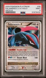 [PSA 9] Salamence Lv X Holo Platin Arceus 98/99 Englisch Pokemon - Bild 1 von 2