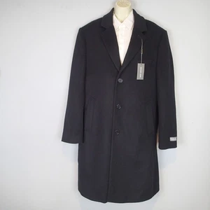 495 $ Michael Kors soprabito lana cashmere uomo 42 r nero giacca inverno autunno - Foto 1 di 14