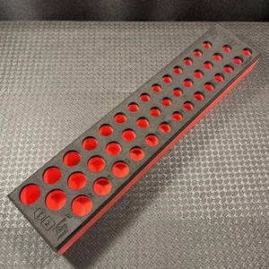 Snap-on Tools FOAM ORGANIZER 42pc 1/4" Drive METRIC Socket Set FMS001BR holder - Picture 1 of 17