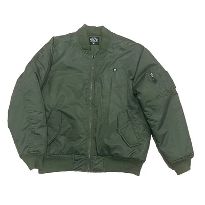 Chaqueta de bombardero estilo militar Y2K Southpole muy apreciada para hombre talla mediana Foto 1 de 4