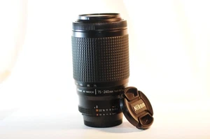 Nikon AF D Zoom Nikkor 75-240 mm f/4,5-5,6 lente FX para FM2 N80 F100 D90 D610 D750 - Imagen 1 de 8