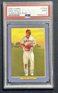 2020 Topps MIKE TROUT #TR46 Turkey Red-Blue #/50 PSA 9 - Picture 1 of 2